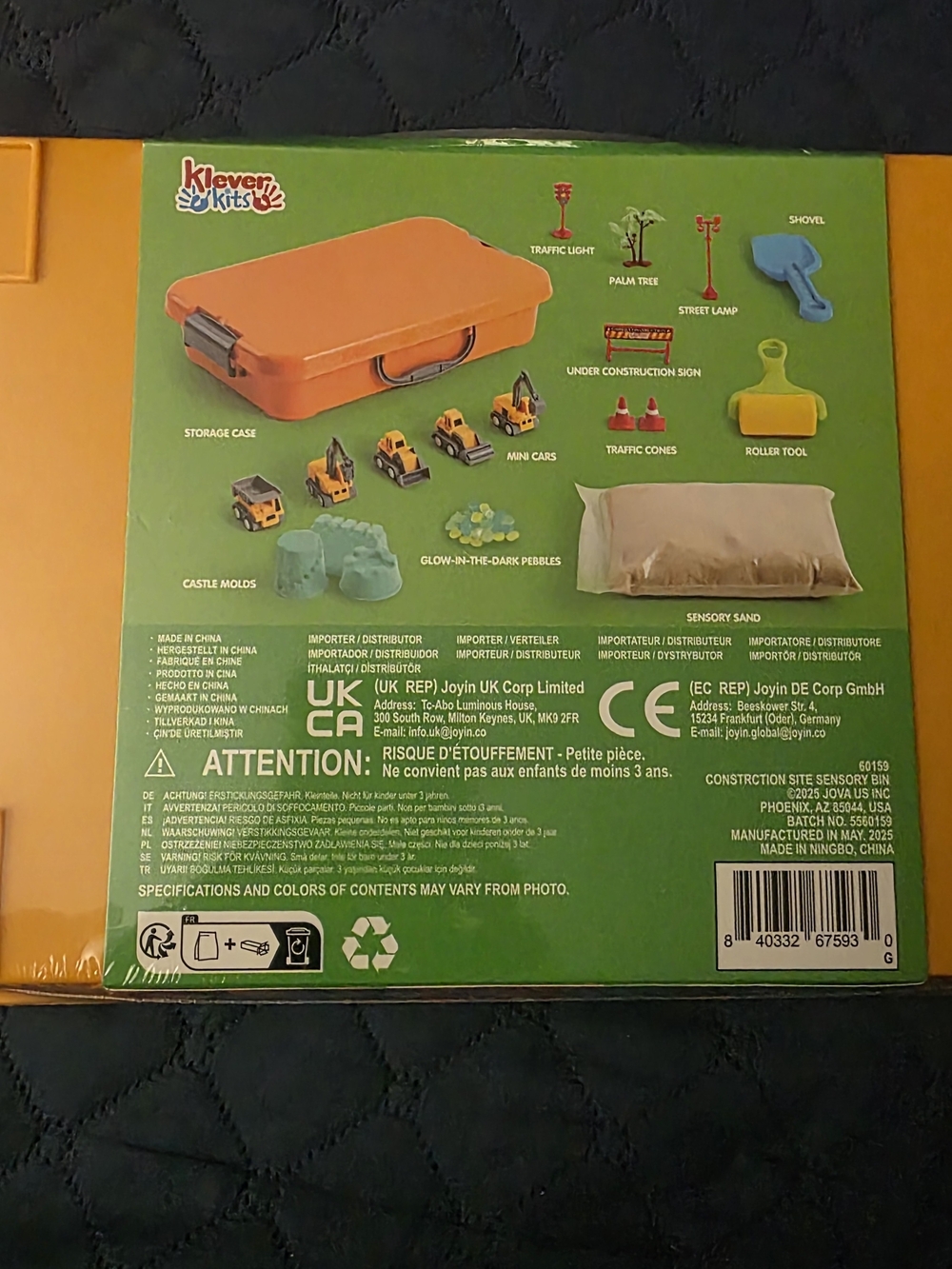 Klever kits Sensory Bin Construction Site Molding Sand for Kids - Picture 7 of 8